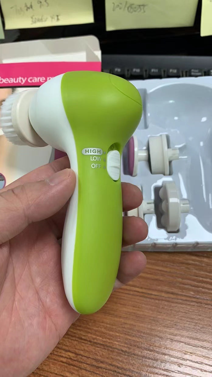 جهاز تنظيف وتدليك الوجه 5 في 1